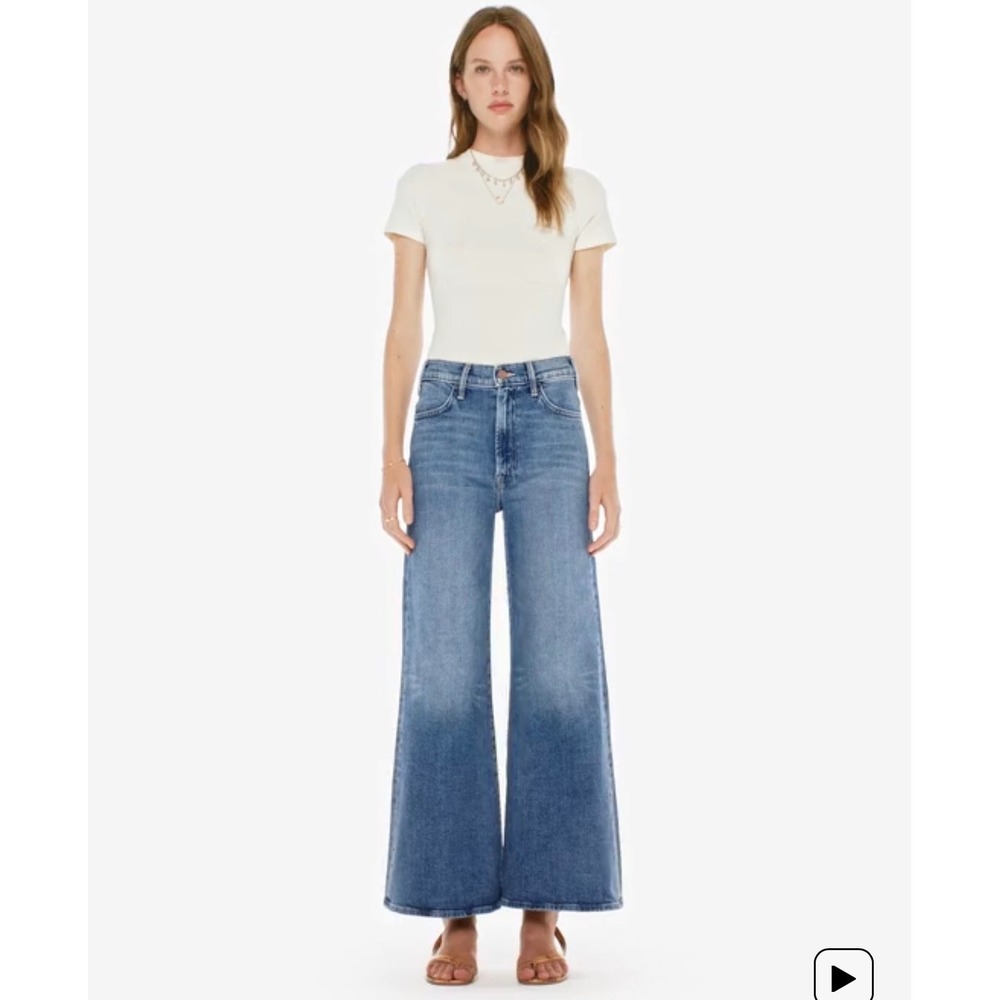 Mother Jeans The Hustler Roller Ankle High On The Hog Size 27